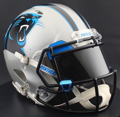 carolina panthers youth football helmet Riddell Speed Mini Helmet: Loc attachment 21" Carolina Panthers Helmet