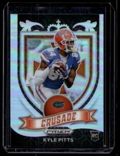 2021 Prizm Draft Picks Kyle Pitts Silver Prizm Crusade RC #167 Florida Gators
