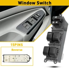Left Driver Side Power Window Door Switch For Toyota RAV4 06-12 w/Auto Button