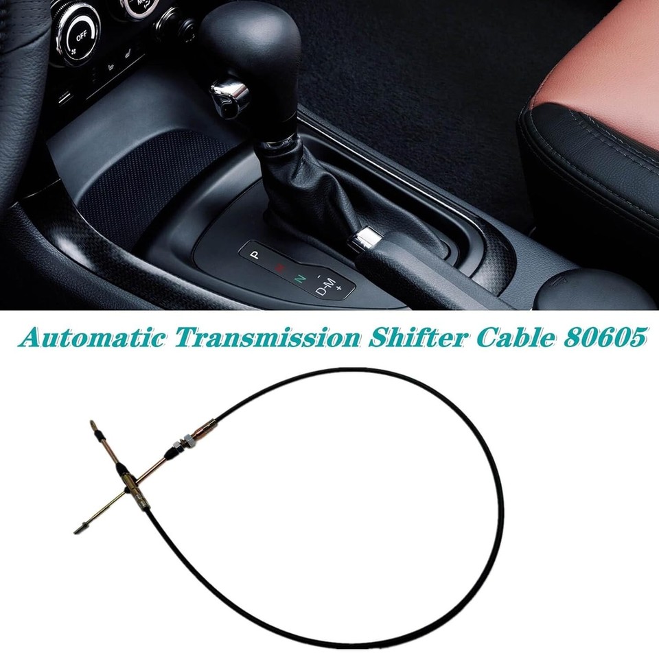 0.25 Inch Outer Diameter Red Cable Automatic Transmission Shifter