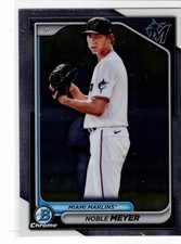 Noble Meyer Miami Marlins  2024 Bowman Draft Chrome ***