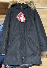 Helly Hansen Parka Alva 2.0 Womens Coat With Fur Hood Size Large Rrp £300