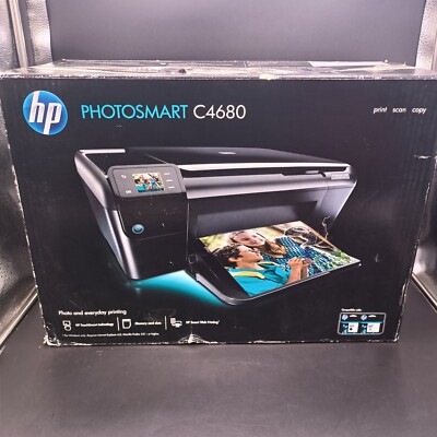 NIB HP Photosmart C4680 Inkjet Printer COPY-PRINT-SCAN NIB