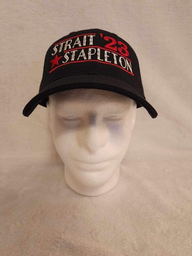 George Strait Chris Stapleton ‘23 Trucker Ball Cap Hat New - Picture 2 of 12