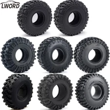 4PCS 2.2inch RC Rubber Wheel Tyre Tires for 1/10 RC Crawler Car Axial Wraith