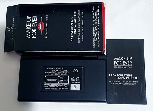Makeup Forever Pro Sculpting Brow Palette Harmony 2 (brown to black) - Picture 3 of 4