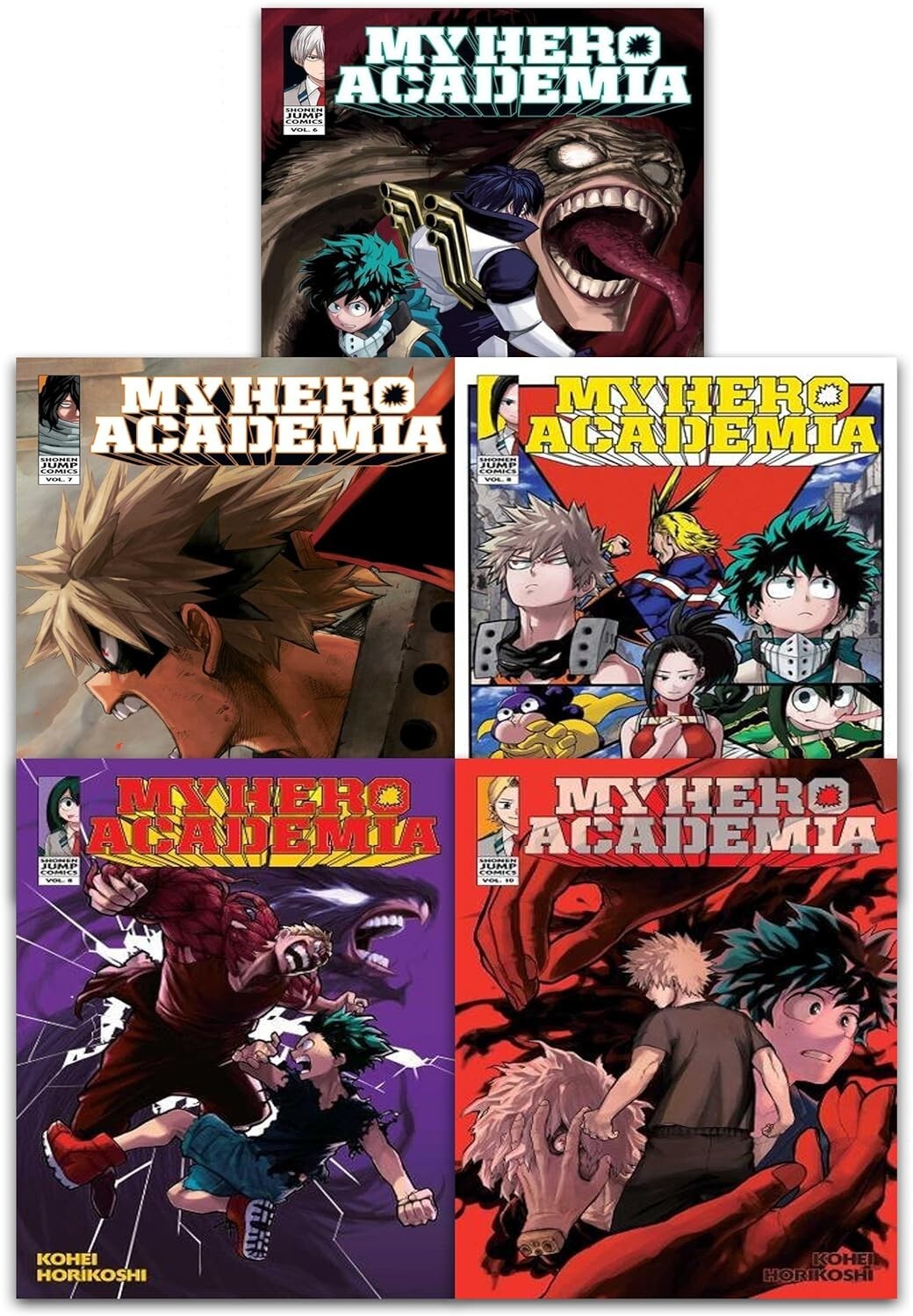My Hero Academia Volume 6-10 Collection 5 Books Set by Kohei Horikoshi