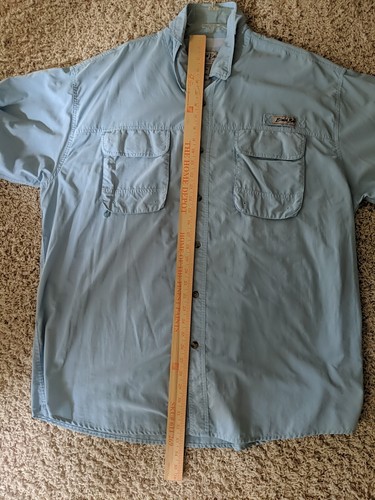 Bimini Bay Outfitters LTD Fishing Shirt XXL Button Down Vented SS 2XL - Picture 10 of 11
