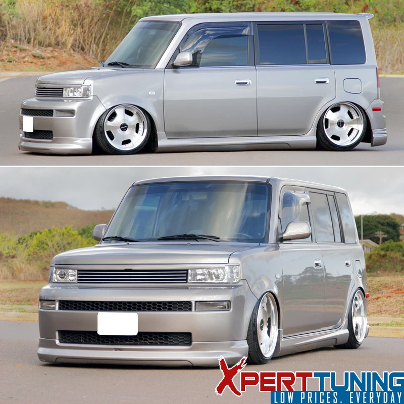Fits 03-07 Scion XB Unpainted Side Skirts PU Foto 2 de 4