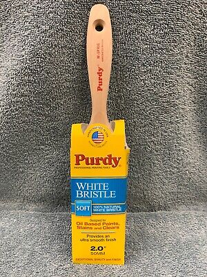 Purdy White Bristle Sprig Natural Bristle Flat 2-in Paint Brush Purdy White Bristle Sprig Natural Bristle Flat 2-in Paint Brush