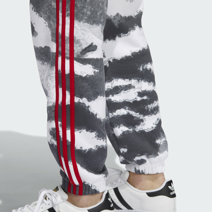 Adidas GD2128 Zebra Print Sweatshirt Pants Black/White Trouser