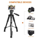 ZOMEI Q222 Camera Tripod Monopod Lightweight with Panhead for Canon Sony Nikon