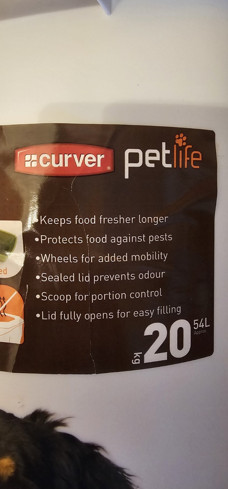 Curver 425609 Dog 20Kg Food Storage Container 3253923906189 eBay