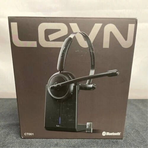 Levn CT001 Black Noise Canceling Bluetooth Wireless Headset For Work - Picture 1 of 1