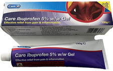 Ibuprofen Topical Gel 100G Rapid Pain Relief Back Rheumatic Muscular Pain