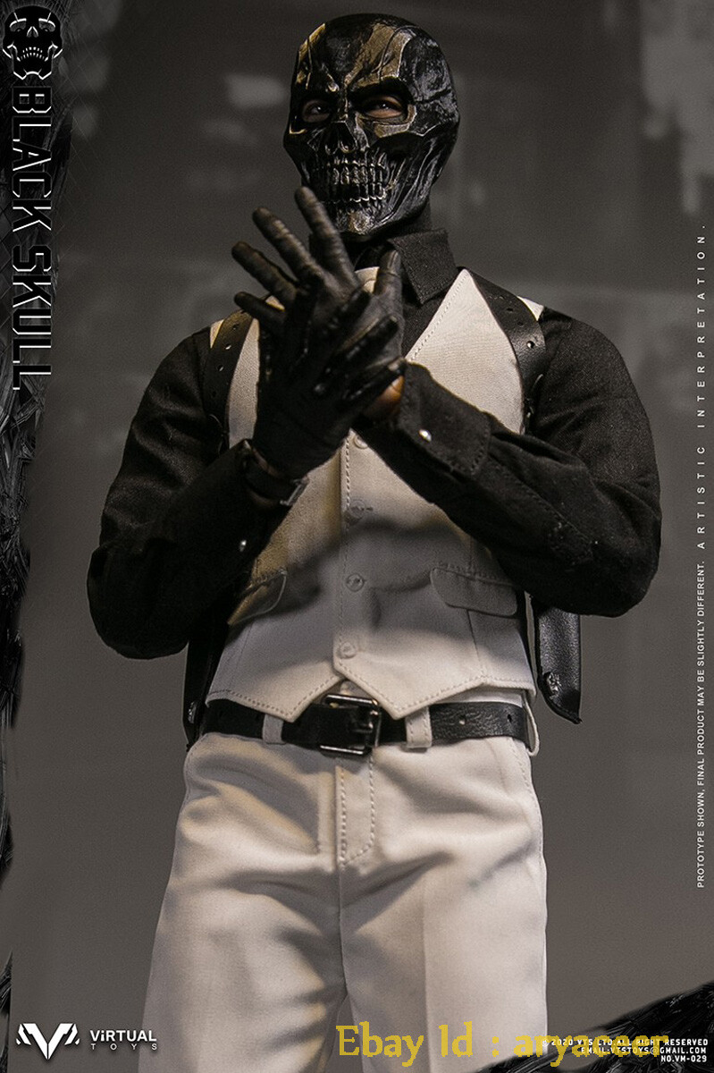 VTS TOYS 1:6 VM-029 Black Skull Collectible Figure Model In