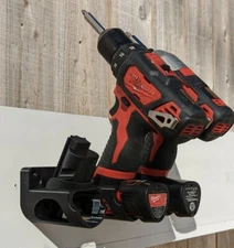 Tool and Battery Wall-Mount 2n1 for Milwaukee M12