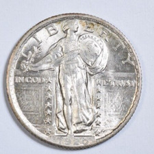 1920 STANDING LIBERTY QUARTER ~ NICE BOLD LUSTROUS CHOICE BU UNCIRCULATED!