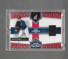 2005 Donruss Champions - SEAN CASEY - Game Used Glove - INDIANS #d 11/51