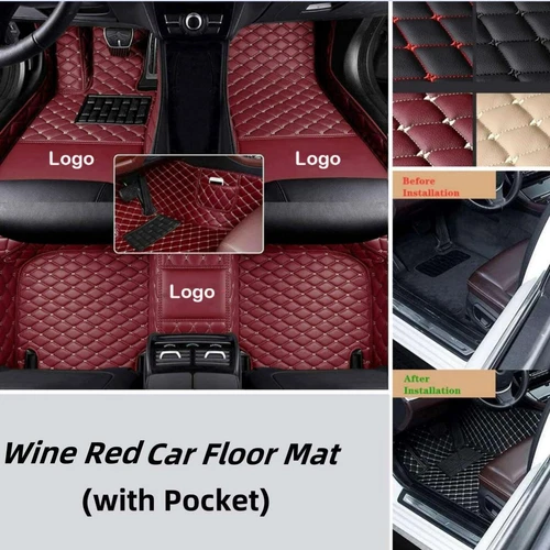 For Smart Fortwo-Forfour All Models Car Floor Mats Custom Liners No-Slip Carpets - Imagen 22 de 36