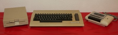 Commodore C 64 + Floppy 1541-II + Datasette Computer Vintage Rarität Rechner rar