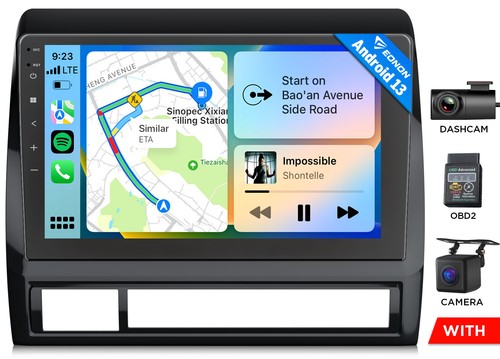 9" Android 13 Carplay For 2005-2013 Toyota Tacoma Car Stereo Radio GPS Head Unit