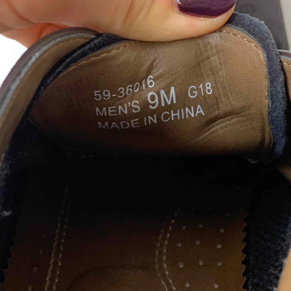 Zapatos de vestir J.Murphy para hombre talla 9M gamuza tobillo chukka botín zapato informal elegante Foto 3 de 4