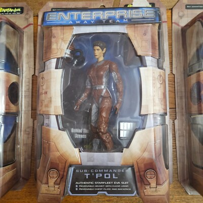 star trek figue Sub-Commander T''Pol Away Team