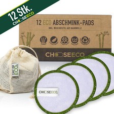 12x ChooseEco Bambus Abschminkpads - Make Up ...