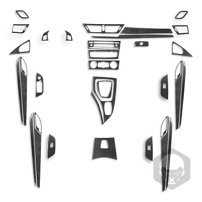 36Pcs Real Carbon Fiber Full Interior Kit Aufkleber Trim für BMW X1 E84 2013-15