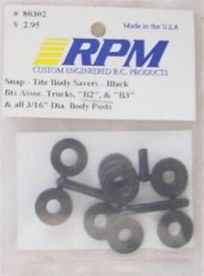 RPM Snap-Tite Body Savers (Nero) Per Traxxas Nitro Slash 1/4 – 5 Pezzi, Modello RPM80332 - Foto 1