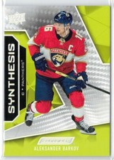 19/20 UD ENGRAINED ALEKSANDER BARKOV S-7 SYNTHESIS FLORIDA PANTHERS 
