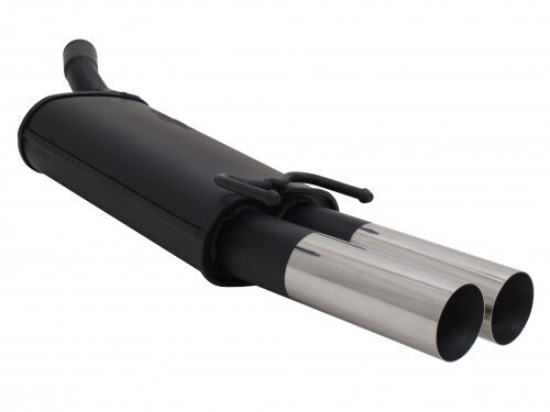 Novus Sport-Auspuff EndschalldäMpfer+Abe 2X76Mm Duplex FüR Opel Tigra-A/S93-image