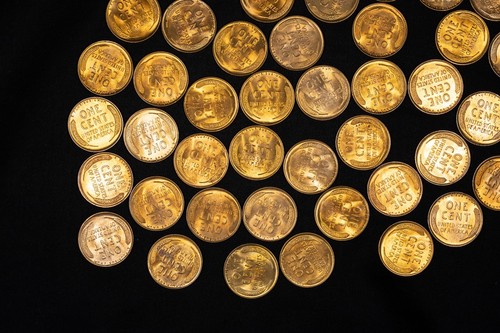 1930-P Lincoln Wheat Penny Roll of 50 Coins Uncirculated Red BU+ RD - Picture 7 of 8