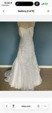 Maggie Sottero wedding gown style Serena A3650 in white size 12 NWOT