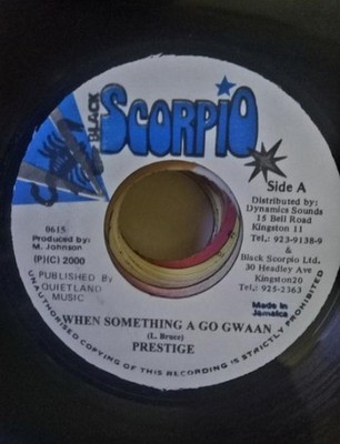Prestige / Mega Sample, General Minott - When Something A Go Gwaan / Money Lover
