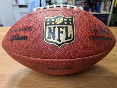 NFL Jacksonville Jaguars Team Issued The Duke Leather Football - Image 1 of 4