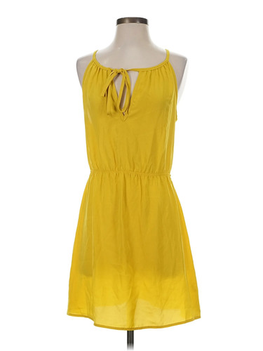 Jella Couture Women Yellow Casual Dress S