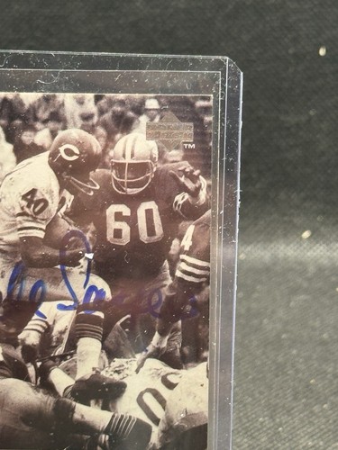 GALE SAYERS 1997 UPPER DECK LEGENDS #AL-10 AUTOGRAPH AUTO CHICAGO BEARS HOF - Bild 4 von 7
