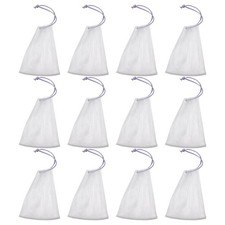 40 Pcs Soap Foaming Net Mesh Bag Facial Cleanser Hanging For Bathing