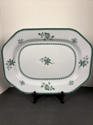 Spode Gloucester Green 14 Inch Serving Platter Fine Stone Y2990
