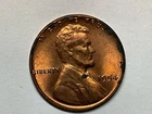 1954 P Lincoln Wheat Cent BU Dark Spots #1