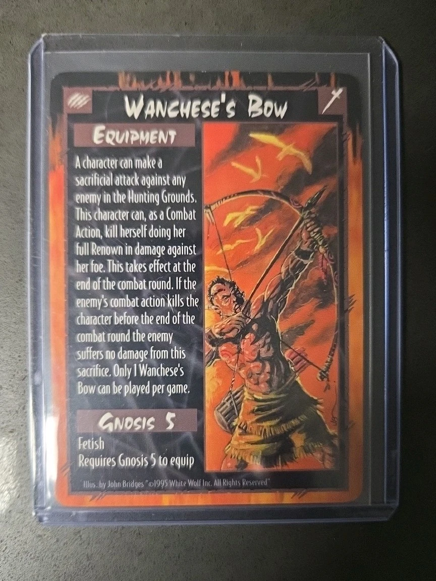 White Wolf Rare Individual Collectible Card Game Cards for sale | eBay