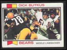 1973 Topps #300 Dick Butkus Chicago Bears VG