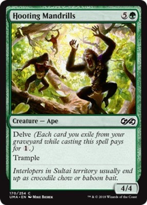 4x Hooting Mandrills MTG Ultimate Masters NM Magic Regular