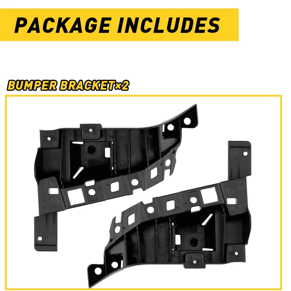 2 soportes de montaje de soporte de parachoques delantero para Jeep Cherokee CH1042108 2014-18 Foto 2 de 4