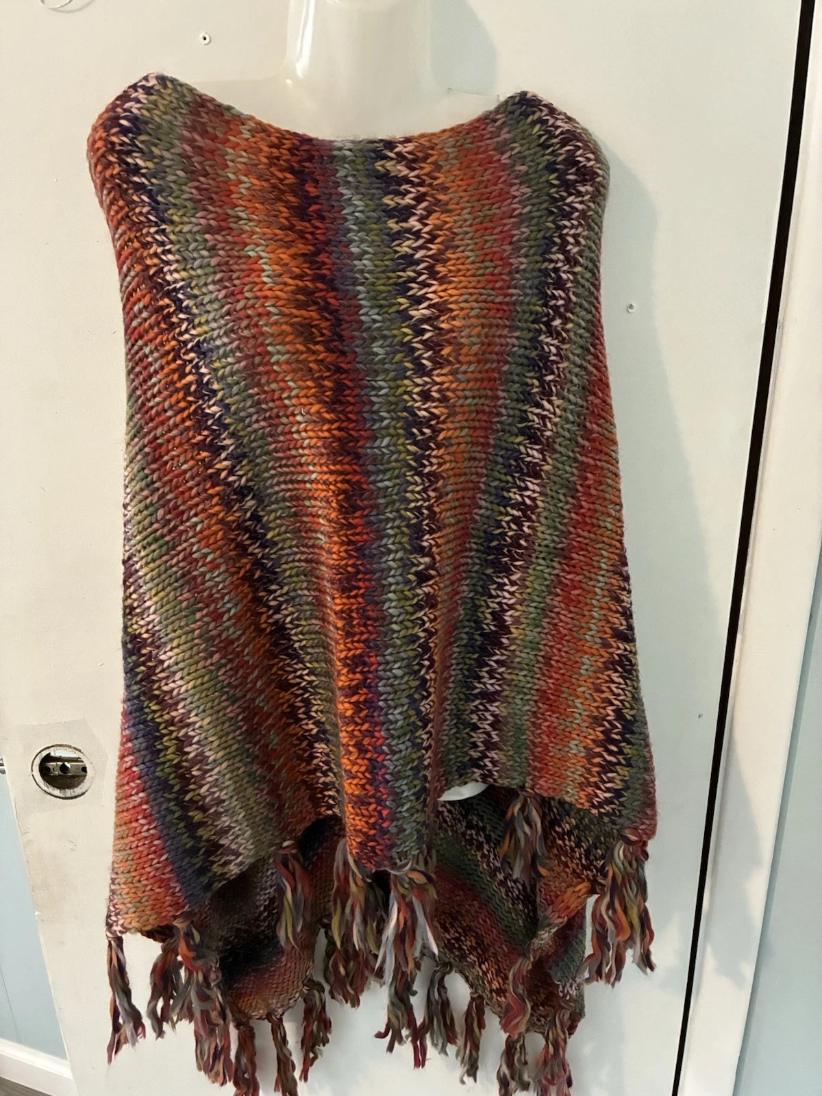 Poncho Multicolor One Size Fits Most Pullover From 2016