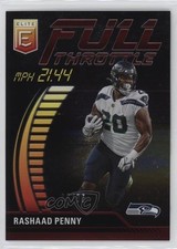 2023 Panini Donruss Elite Full Throttle Red /75 Rashaad Penny #FT-RP 3c2