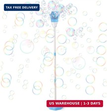 Bubble Machine with Lights for Outdoor, Automatic Bubbles Blower Maker f