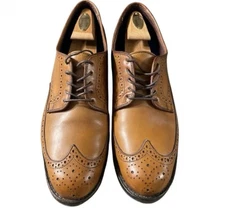 Allen Edmonds Walnut Wingtip Brogue Burnished Stuttgart Extra light Size 11 D